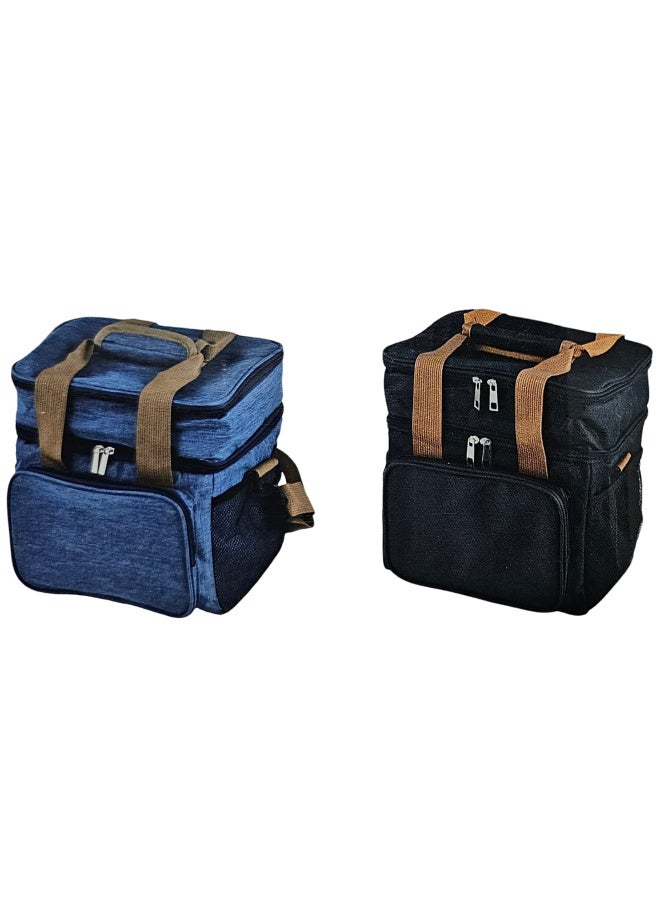 A complete travel tea set. Includes a stove, teapot, electronic scale, measuring cup, four teacups in a storage bag, two stainless steel tins, a spoon, an insulated tea bag, and a windproof cover. All this in a high-quality, multi-colored carrying case. - Image 4